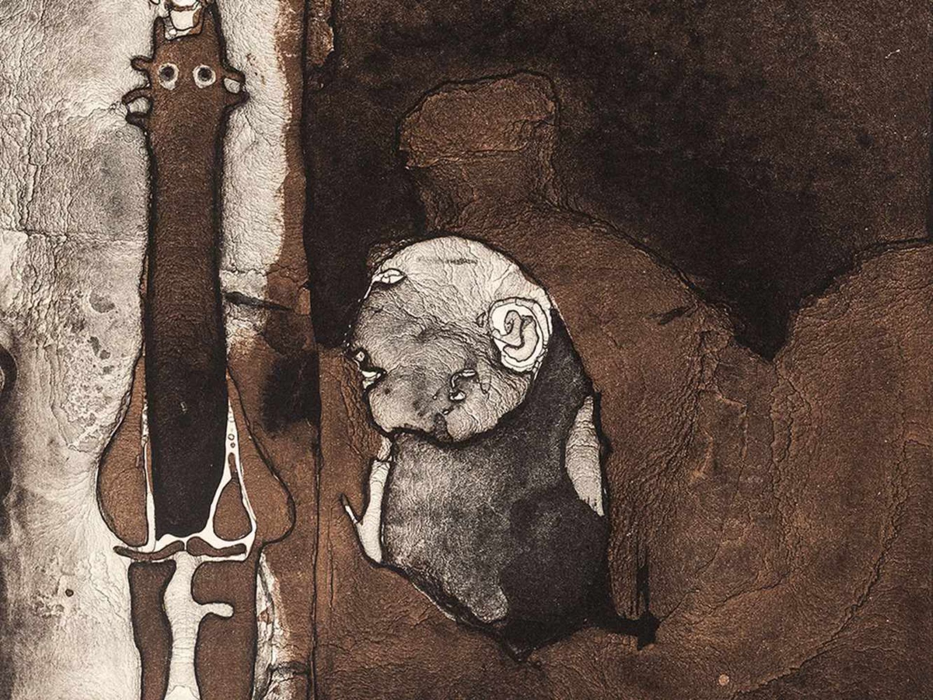 Paul Wunderlich" Création d’une femme" 1961<br - Bild 2 aus 8