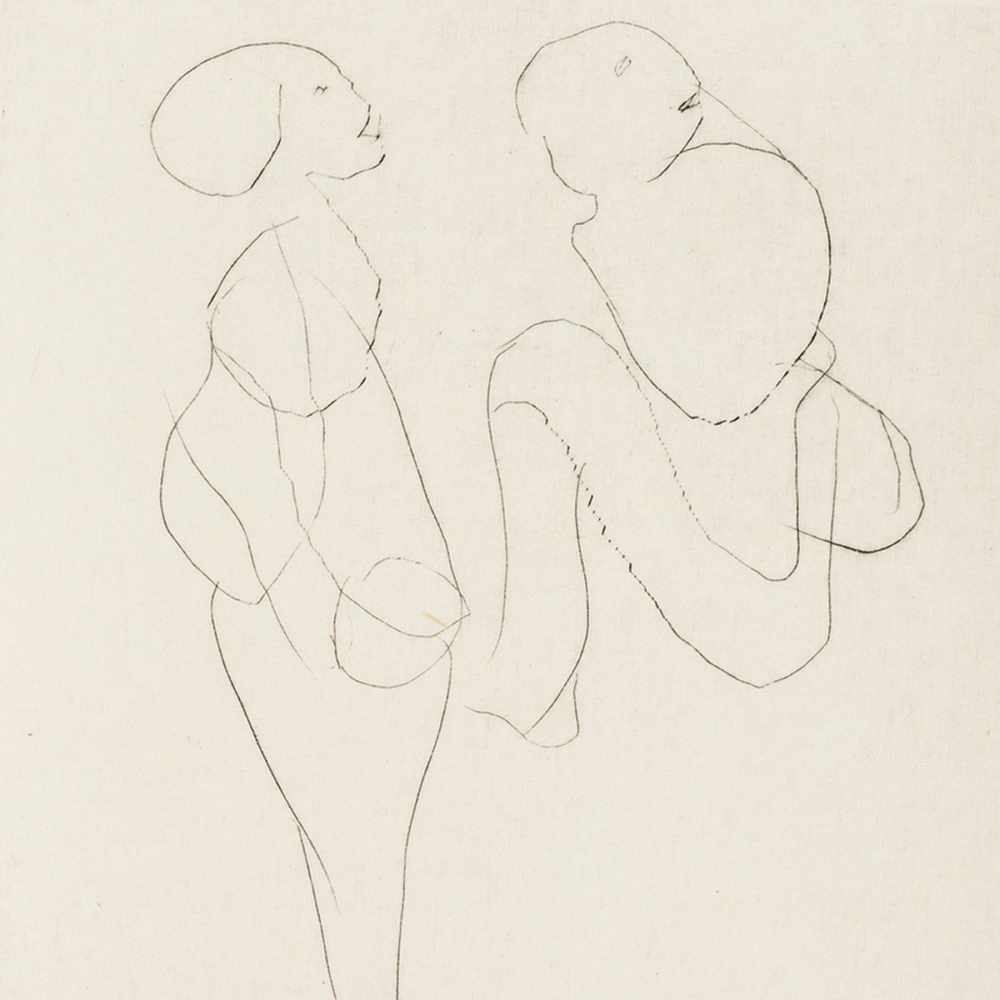 Gerhard Altenbourg, Nähe und ferner Traum, Drypoint, 1988< - Image 7 of 7