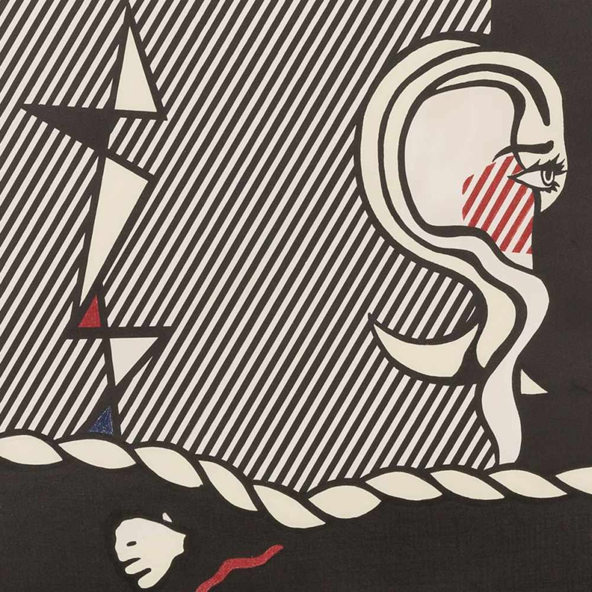 Roy Lichtenstein(1923-1997), ‘Figures with Rope’, Lithograph, 1978<br - Bild 7 aus 7