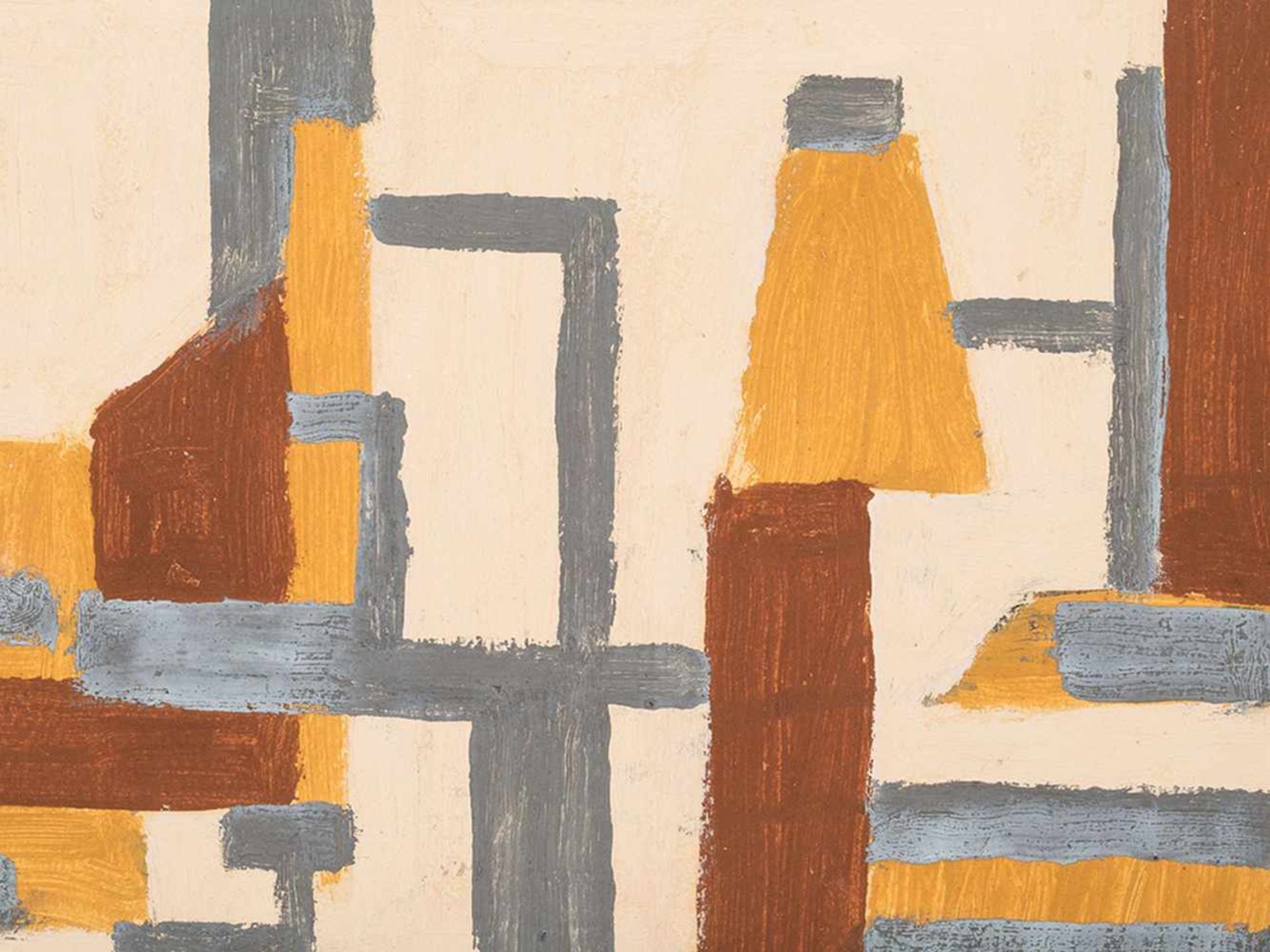 Rudolf Petrik" Color Fields in Muted Shades" c. 1955 - Bild 5 aus 10