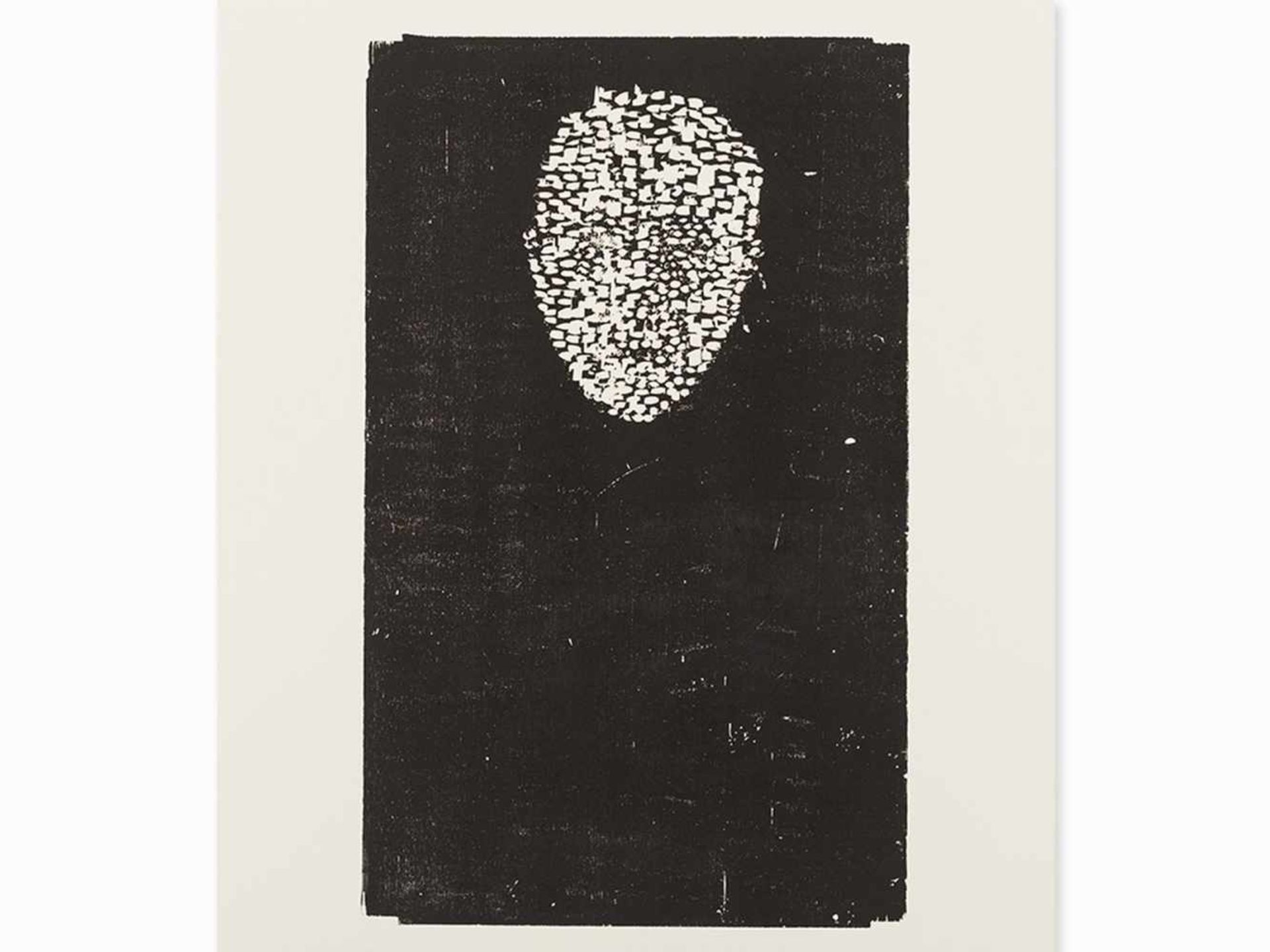 Matthias Mansen, Symposion (Köpfe), 12 Woodcuts, 1999< - Bild 8 aus 9