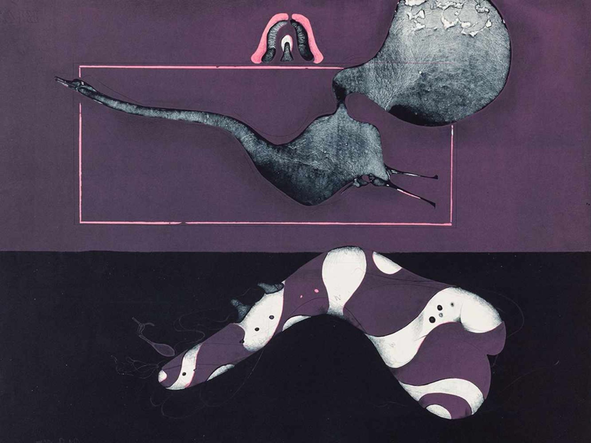 Paul Wunderlich "Leda 65" 1965 - Bild 3 aus 9