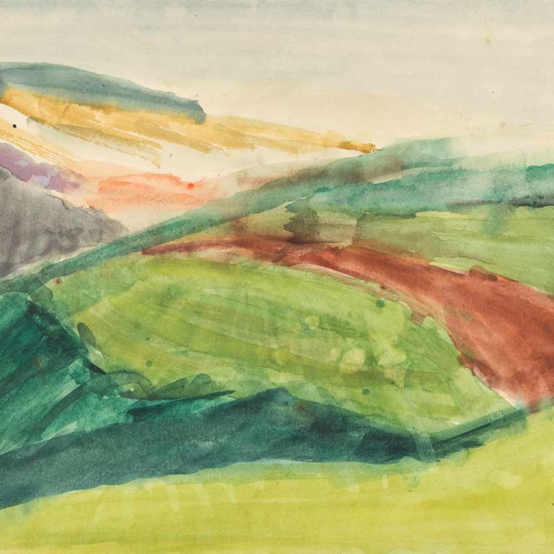 Rudolf Petrik, "Landscape" Austria, c. 1950 - Bild 8 aus 8