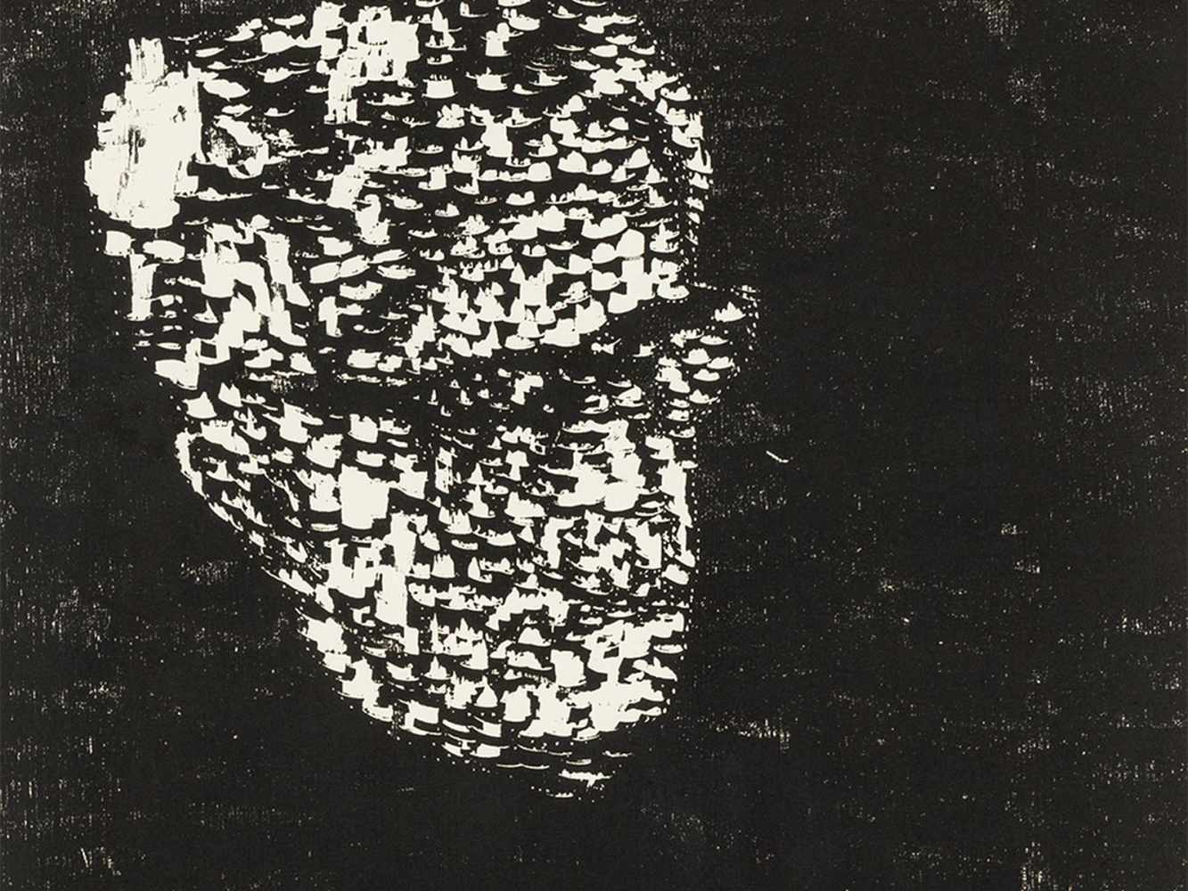 Matthias Mansen (b. 1958), Max Delbrück, Woodcut, 1999< - Image 2 of 10