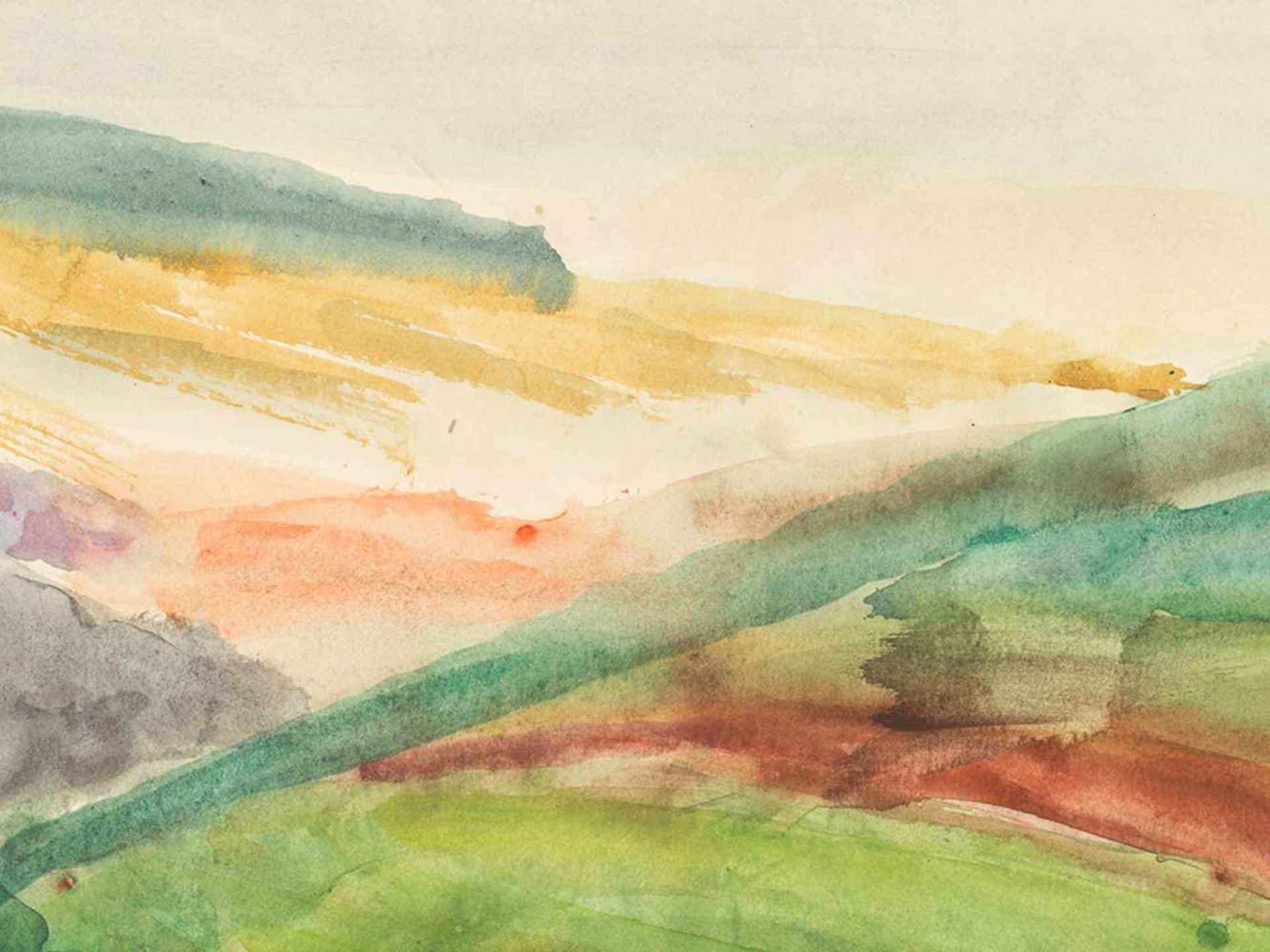 Rudolf Petrik, "Landscape" Austria, c. 1950 - Bild 5 aus 8