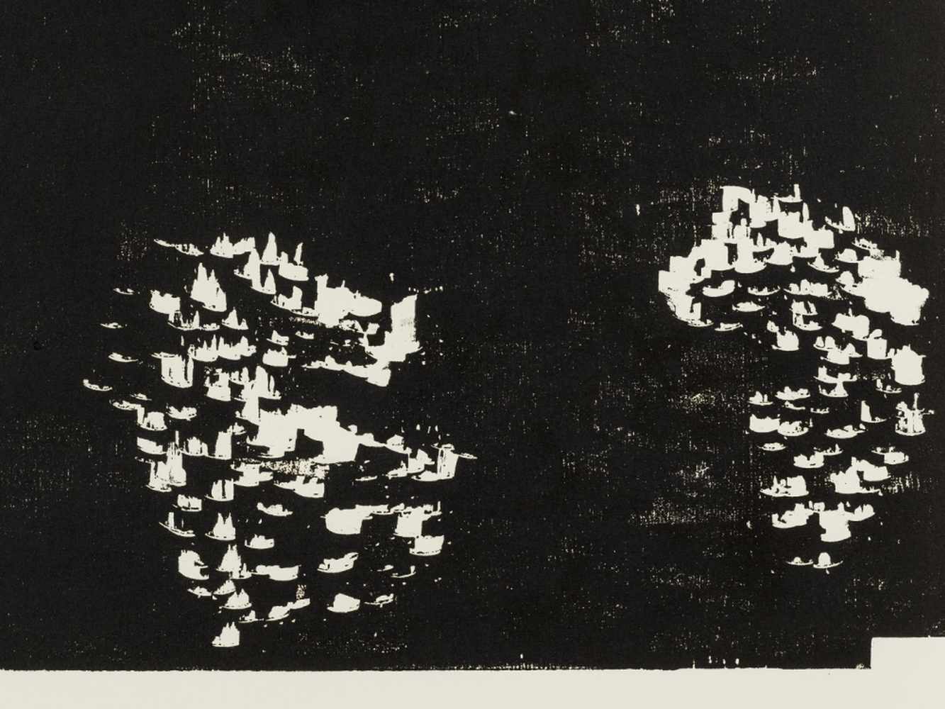 Matthias Mansen (b. 1958), Max Delbrück, Woodcut, 1999< - Image 8 of 10