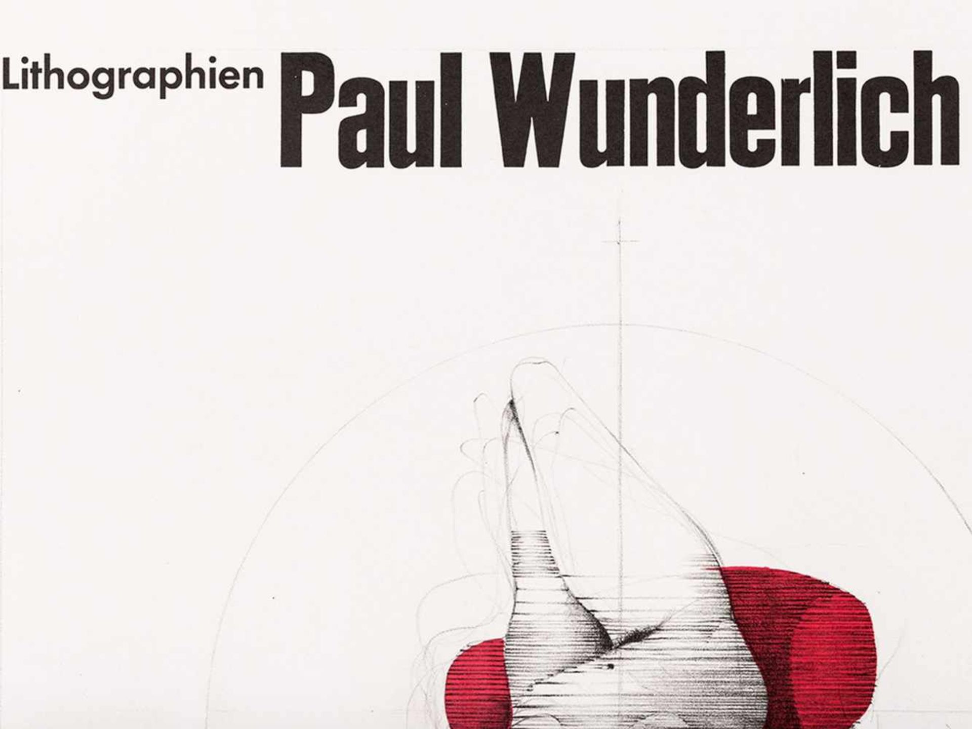 Paul Wunderlich "Nude in a red chair" 1966 - Bild 4 aus 8