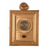 Frame clockBiedermeier frame clockVienna around 1830 | H 41 x W 34 x D 12 cm | Inscribed: ALOIS