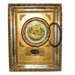 Vienna Frame clockgold-plated frame clock with iron smith & iron grinder 4/4 hour striking on 2 gong