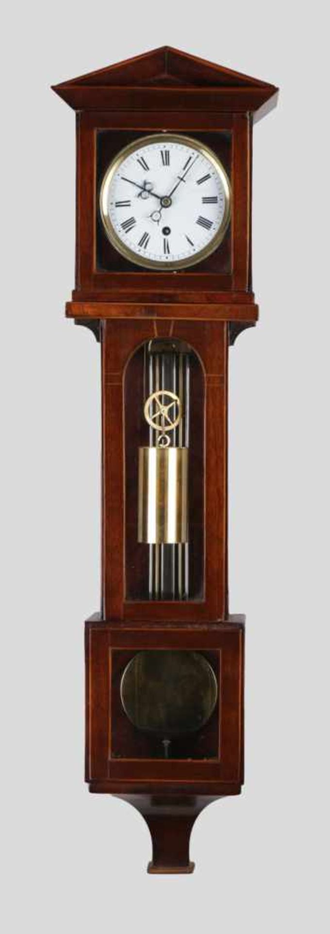 Vienna Latern ClockMiniature lantern clockVienna around 1850 H 49 cm unmarked Duration: 8 days