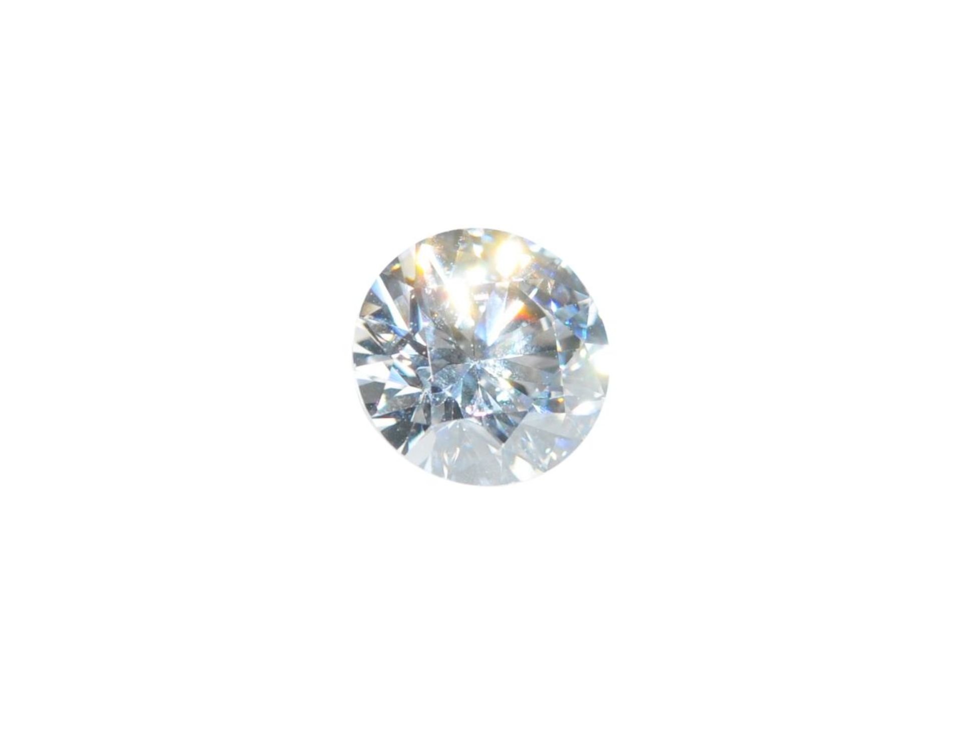 Loose diamond 1.11ctBrilliant with HRD certificate, 1.11ct, color K, clarity vvs2Loser Brillant 1, - Bild 2 aus 2