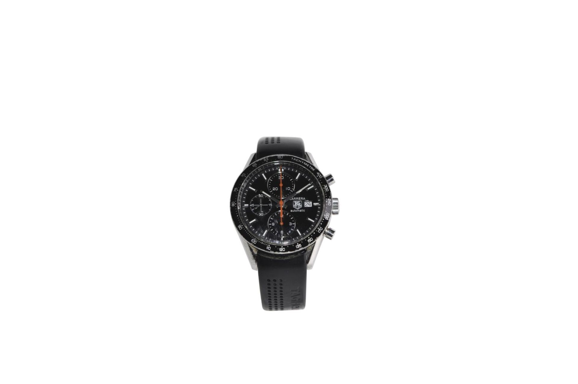 Tag Heuer Carrera41mm automatic TAG Heuer steel watchModel: Carrera Caliber 16 Chronograph