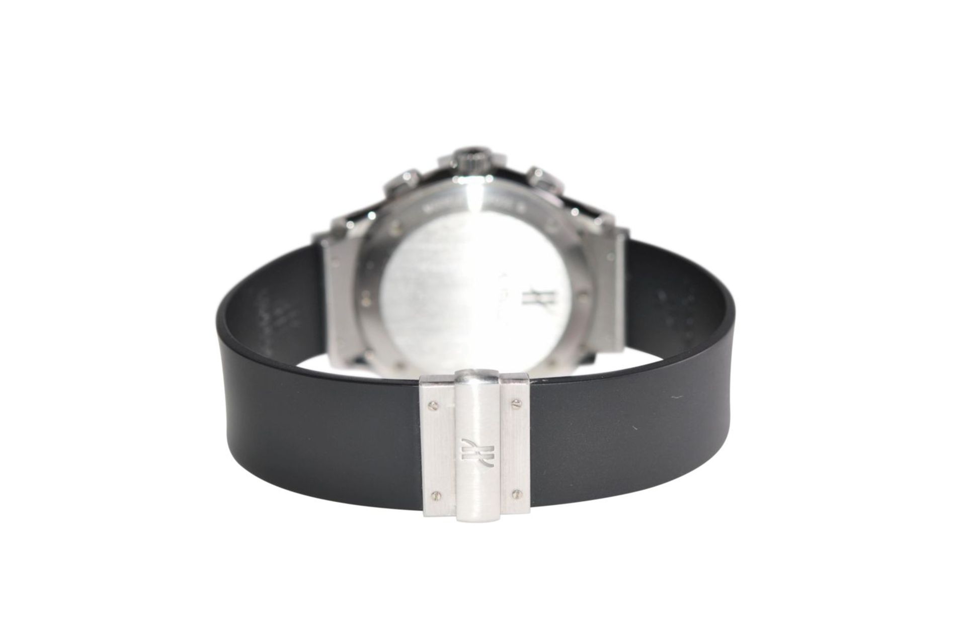 HUBLOT ChronoHublot Chrono Elegance Depose steel automatic chronograph bracelet rubber case - Bild 3 aus 3