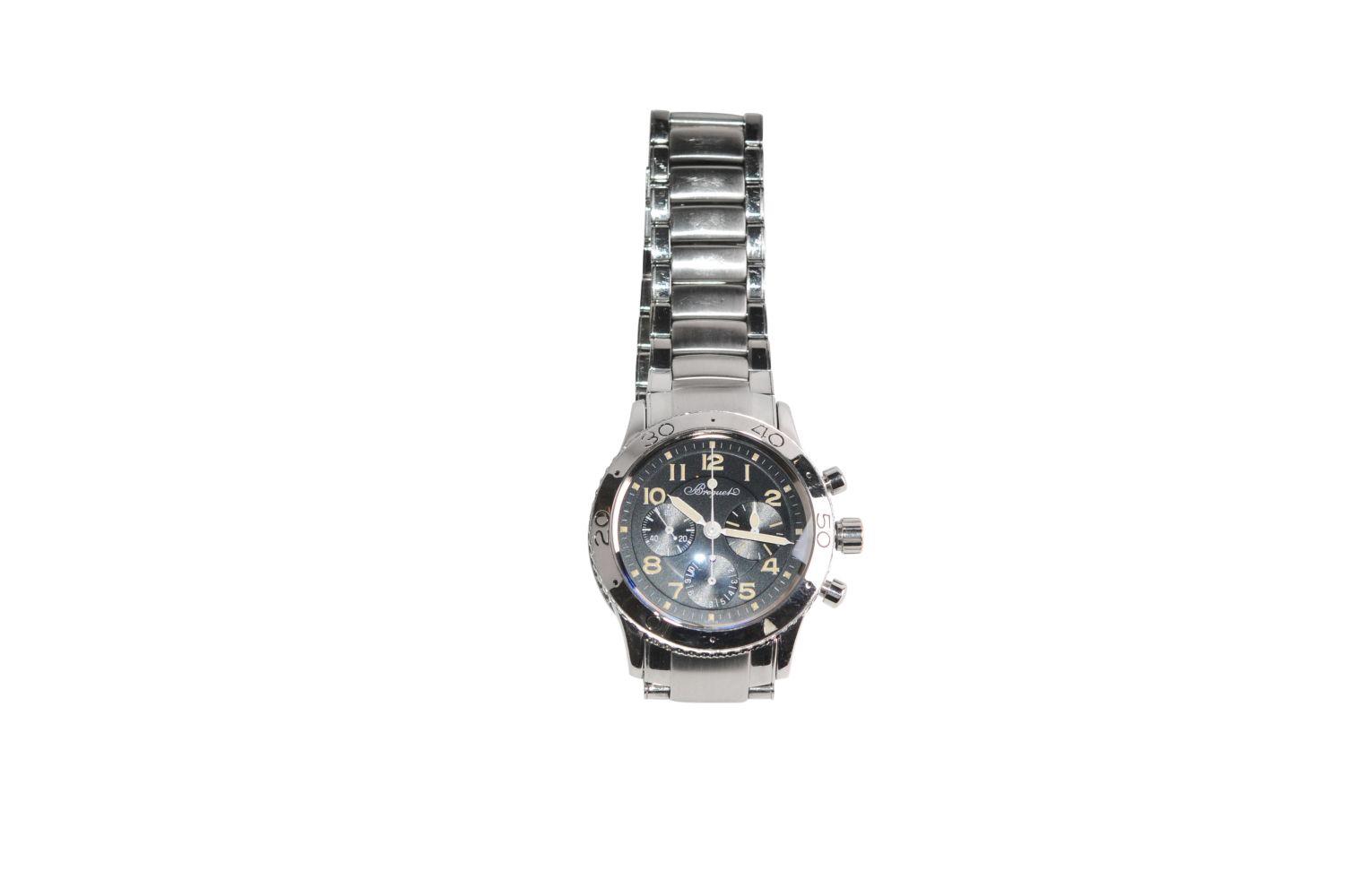 BREGUET Type XX AeronavaleSteel watch with steel strap automatic chrono 39 mm without box without - Image 2 of 5