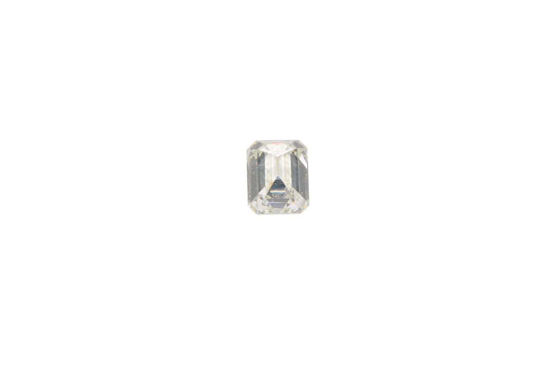 Emerald-Cut, 5,005ct, color K, clarity Si1Loose emerald cut diamond, 5.005 ct. Color K / clarity - Bild 2 aus 2