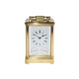 Vienna Travelclock Ignaz Marenzeller & Nachfolger signature 1889 13/9Decorative travel clock with