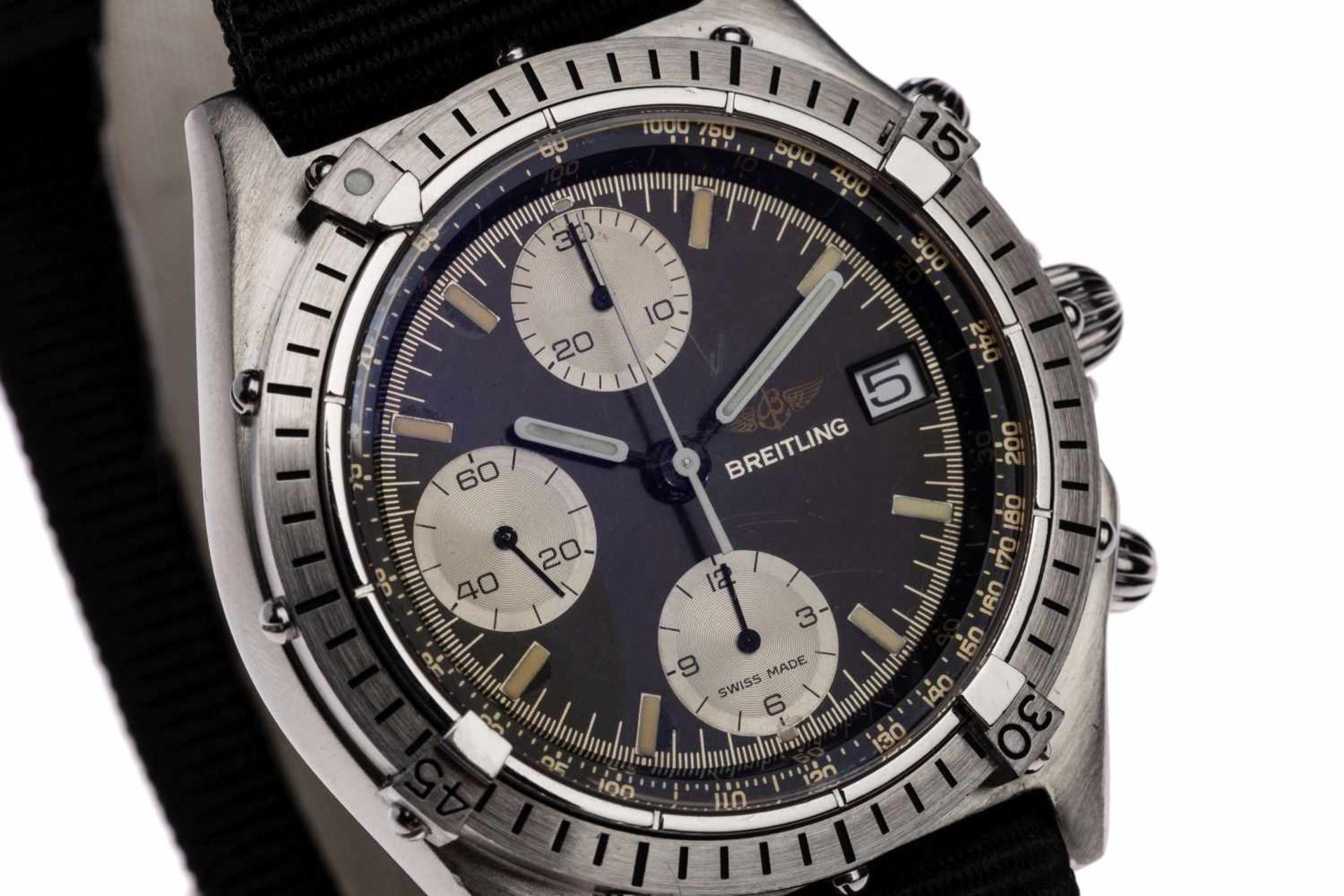 Breitling ChronomatUnisex watch Breitling Chronomat in steel from the 90s, automatic movement with - Bild 2 aus 2