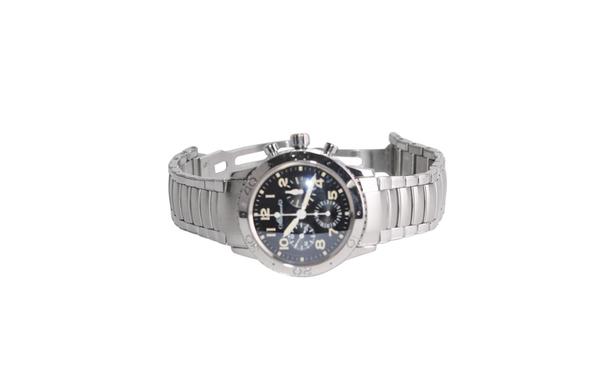 BREGUET Type XX AeronavaleSteel watch with steel strap automatic chrono 39 mm without box without - Bild 3 aus 5