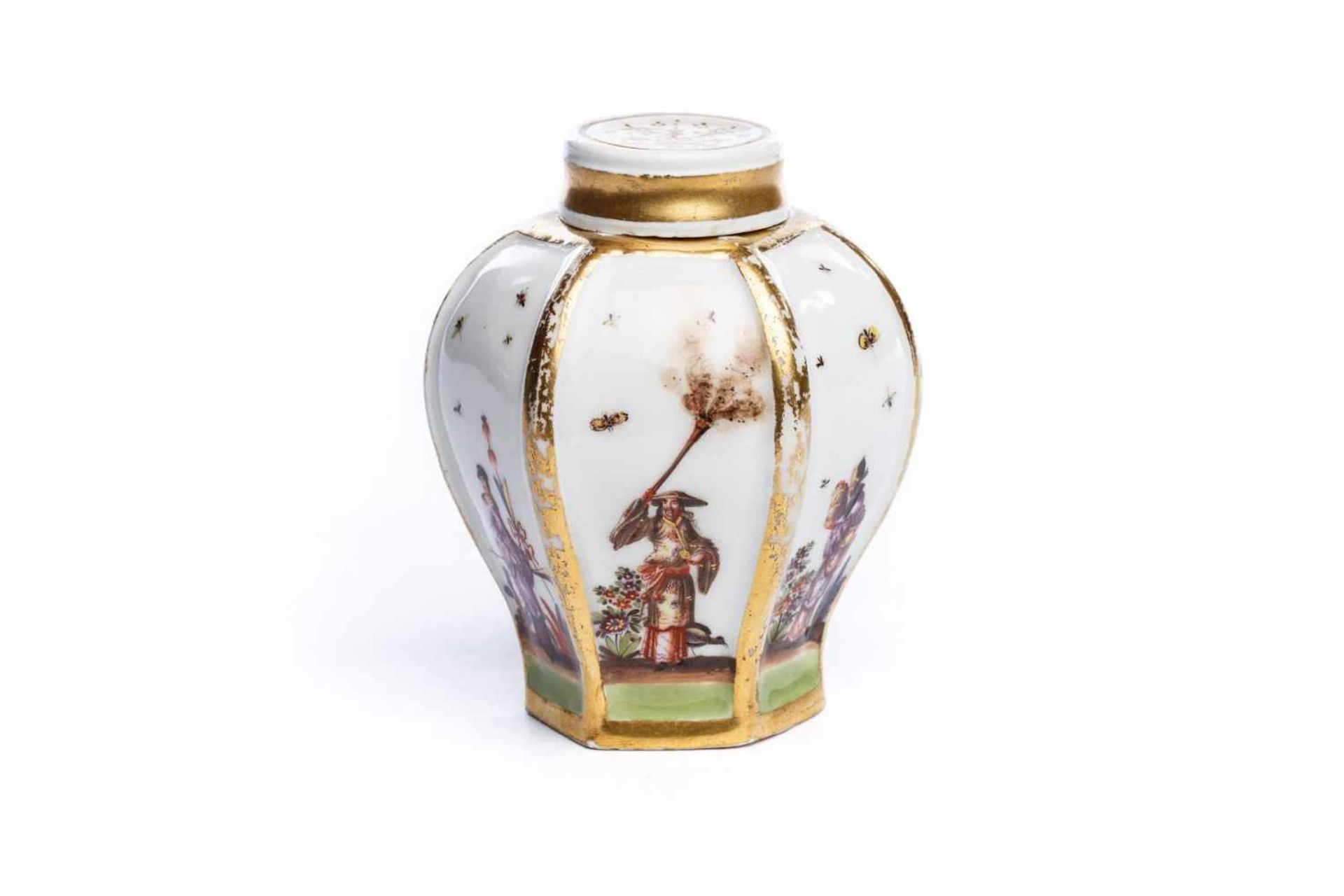 Teedose, Meissen 1725