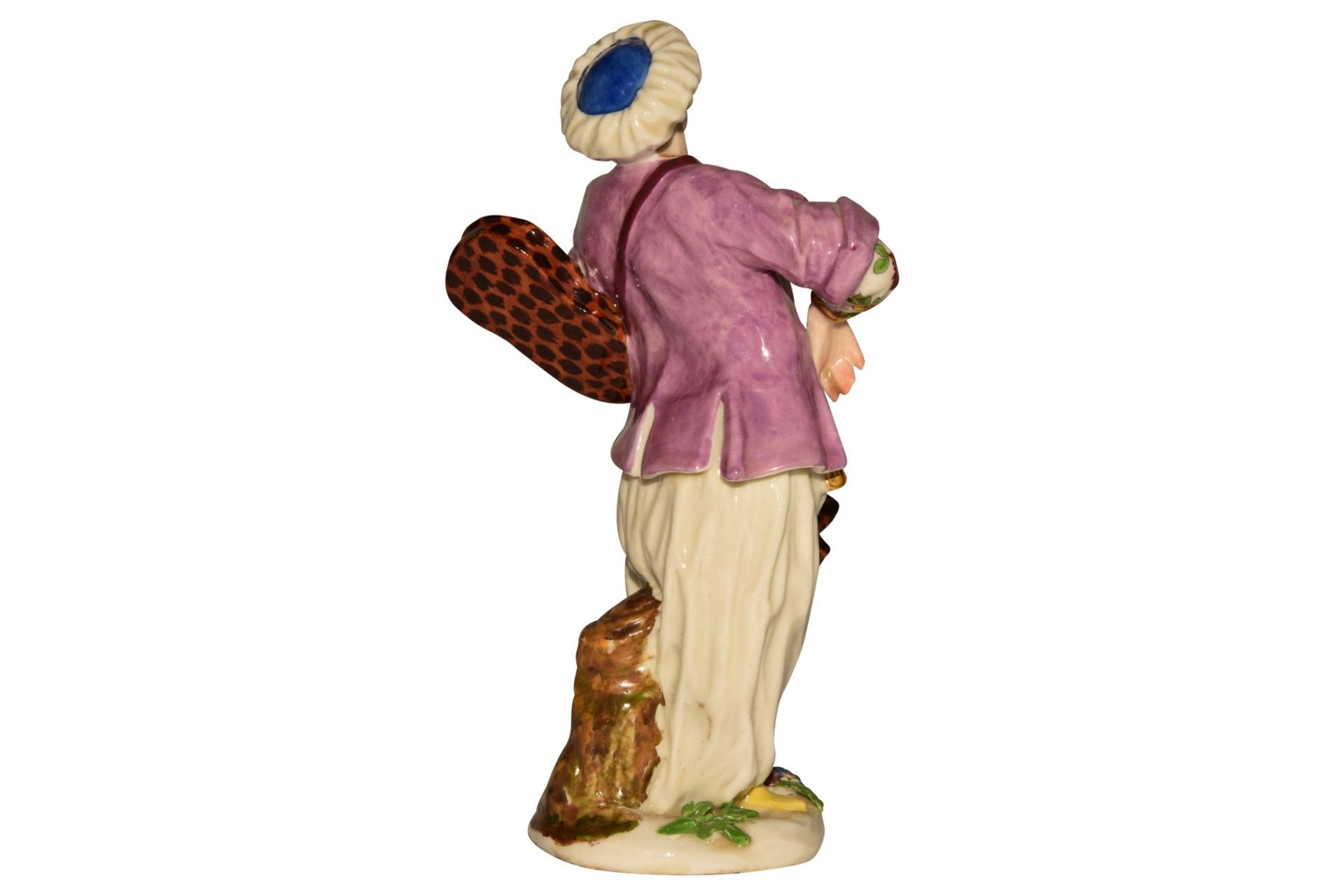 Kleine Figur "Türke mit Laute"Meissen wohl 18 Jh. - Bild 3 aus 5