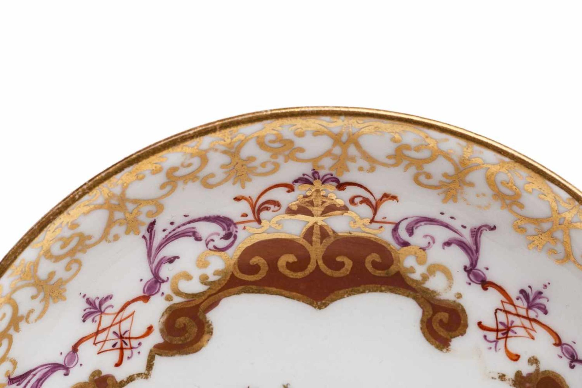 Koppchen mit Unterschale, Meissen 1723/25 - Bild 3 aus 6