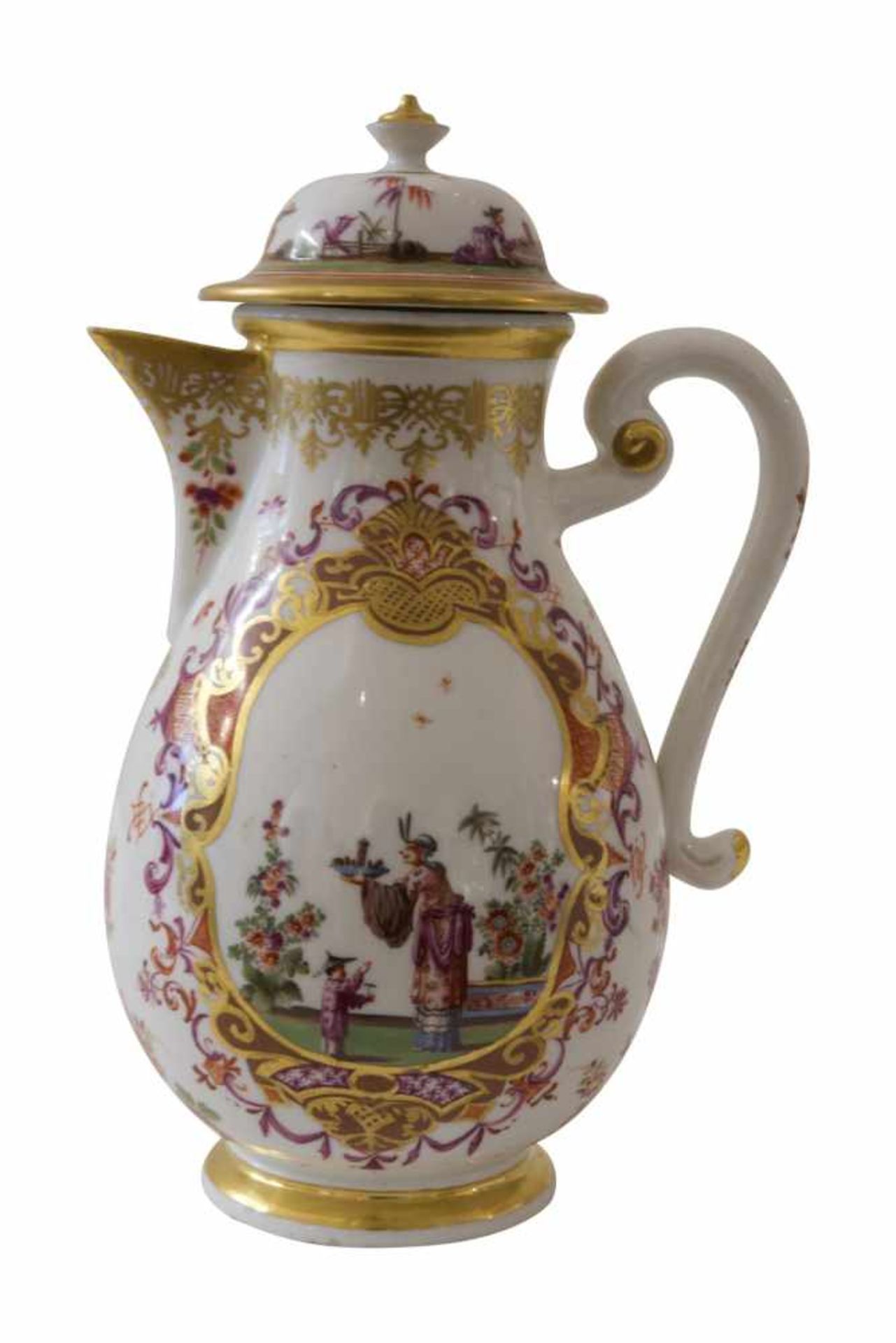 Kaffeekanne Meissen um 1725/30