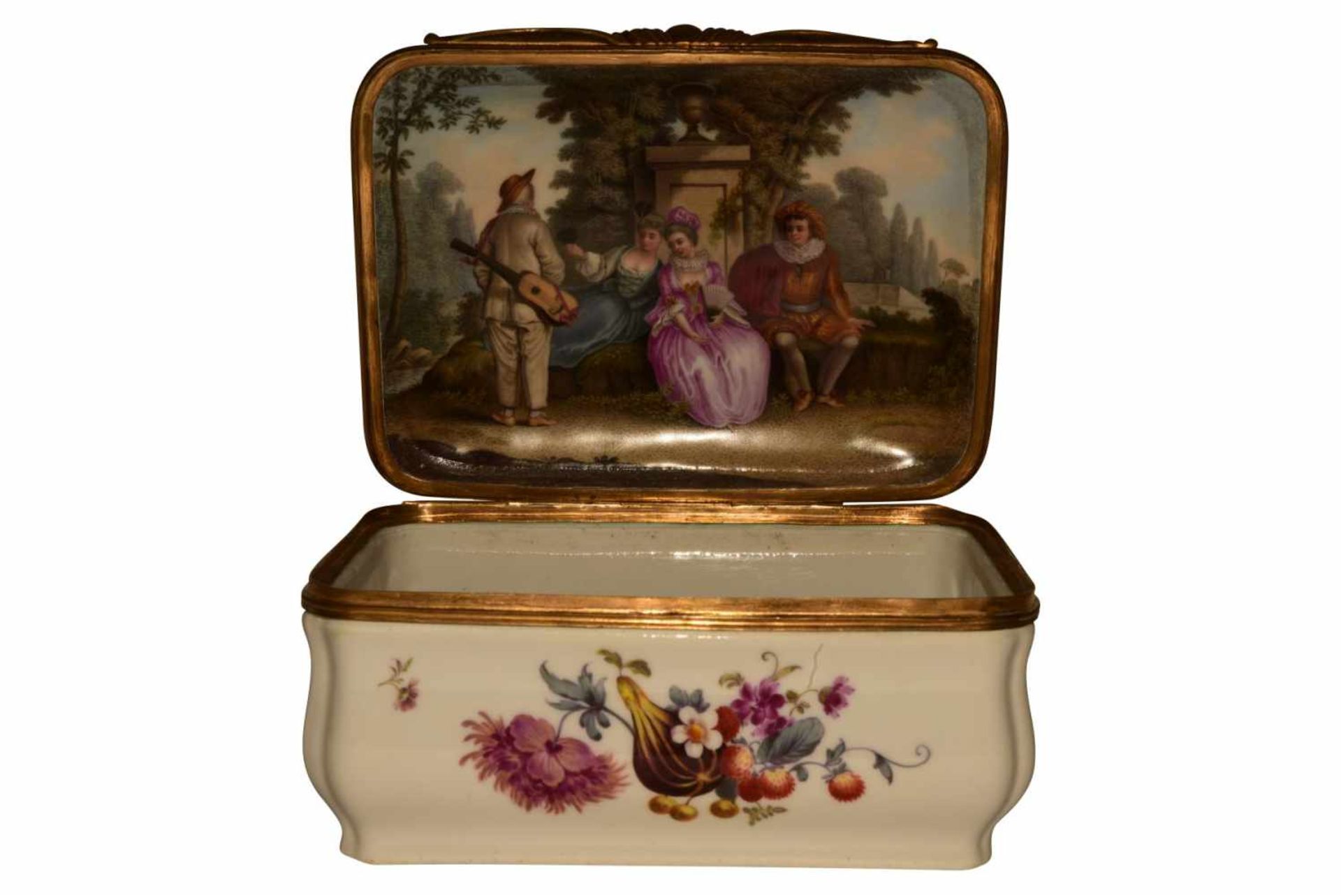 Große Tabatiere Meissen um 1800 - Bild 5 aus 9