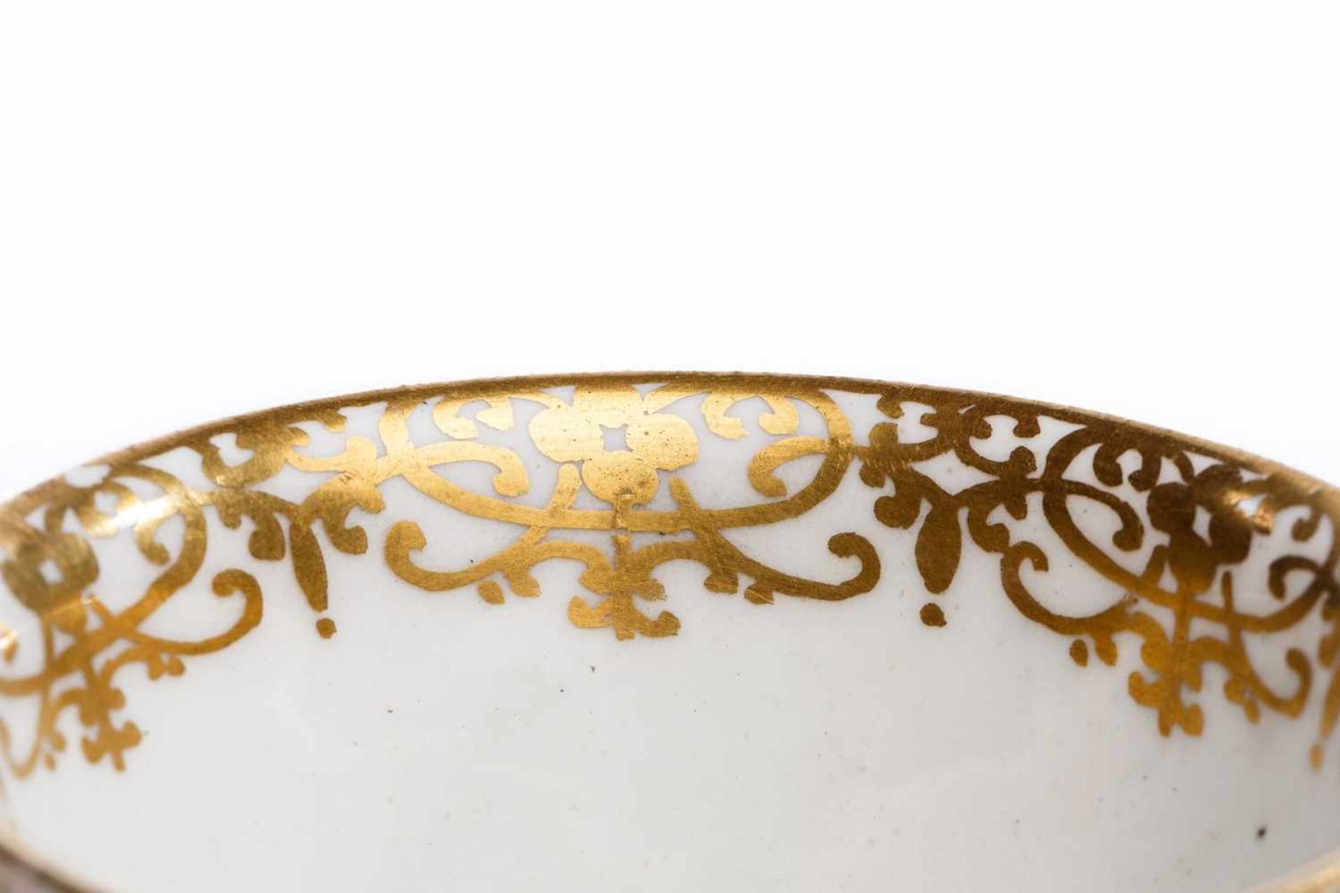 Koppchen mit Unterschale, Meissen 1725 - Bild 6 aus 6