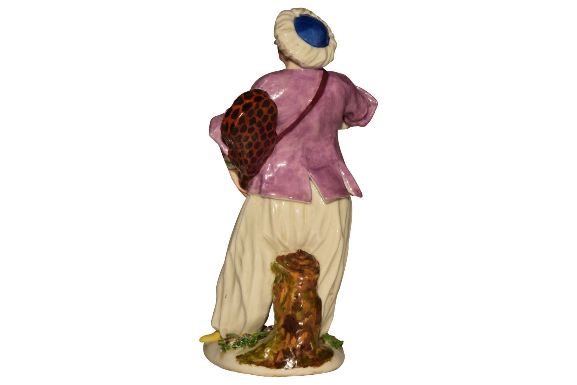 Kleine Figur "Türke mit Laute"Meissen wohl 18 Jh. - Bild 4 aus 5