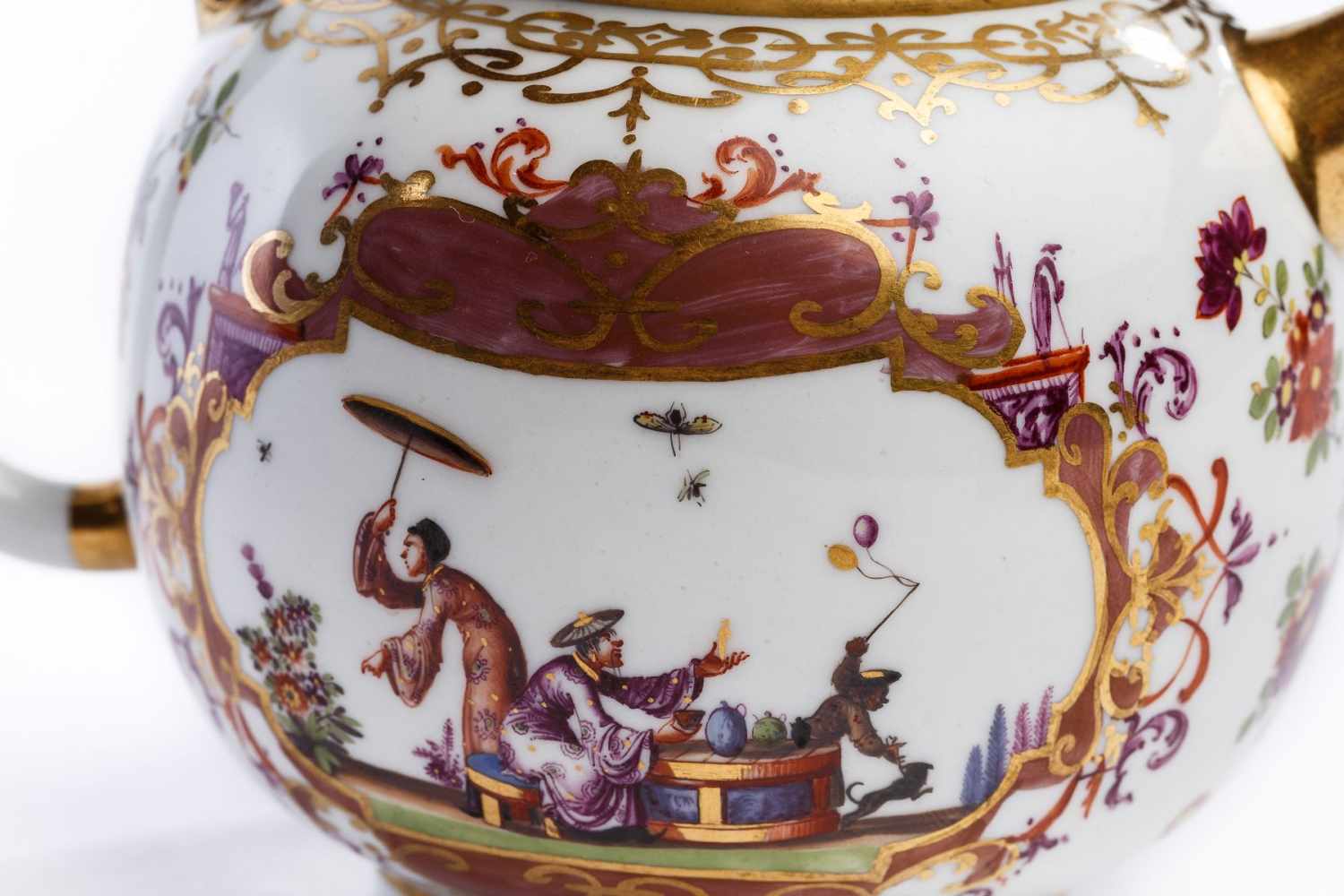 Teekanne, Meissen 1723/24 - Image 3 of 4