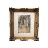 "Materl im Wald""Materl im Wald", Aquarell, monogrammiert F.A., Franz Alt zugeschrieben ?