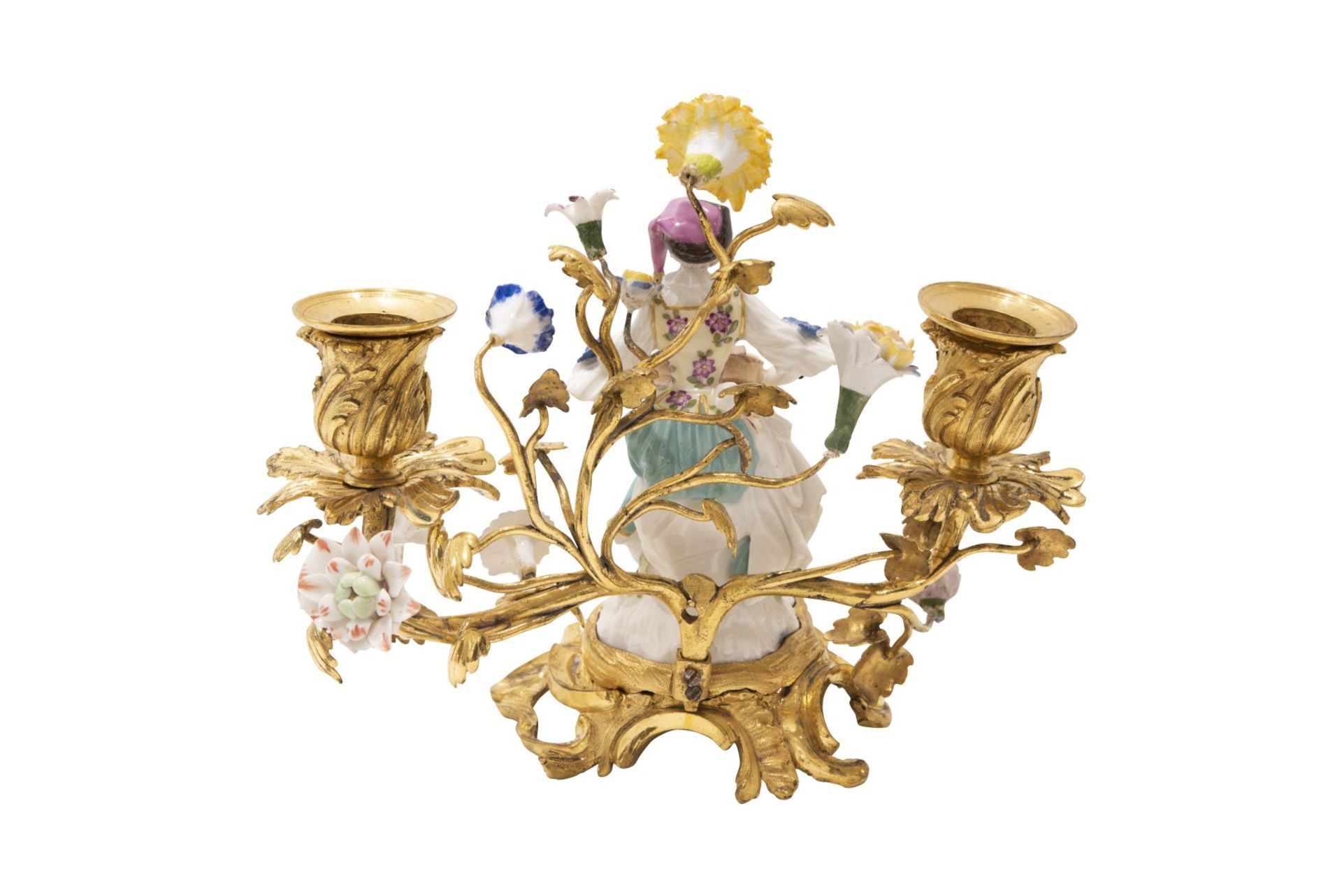 Paar figurale Girandolen, Meissen ca. 1750 - Bild 5 aus 11