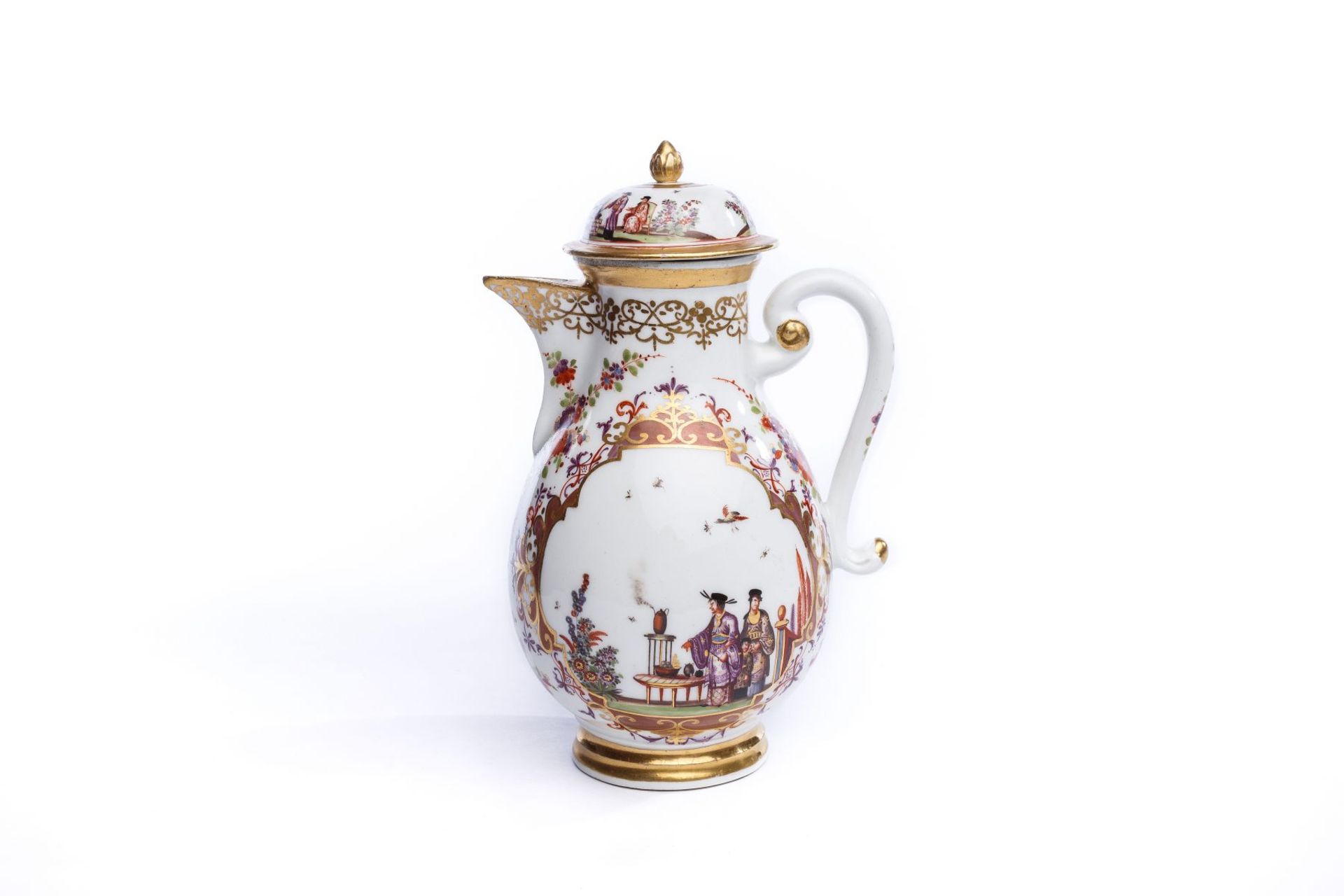 Kaffeekanne, Meissen 1725/30