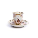 Becher mit Unterschale Meissen 1725/30