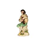 "Harlekin mit Dudelsack" Meissen 1745