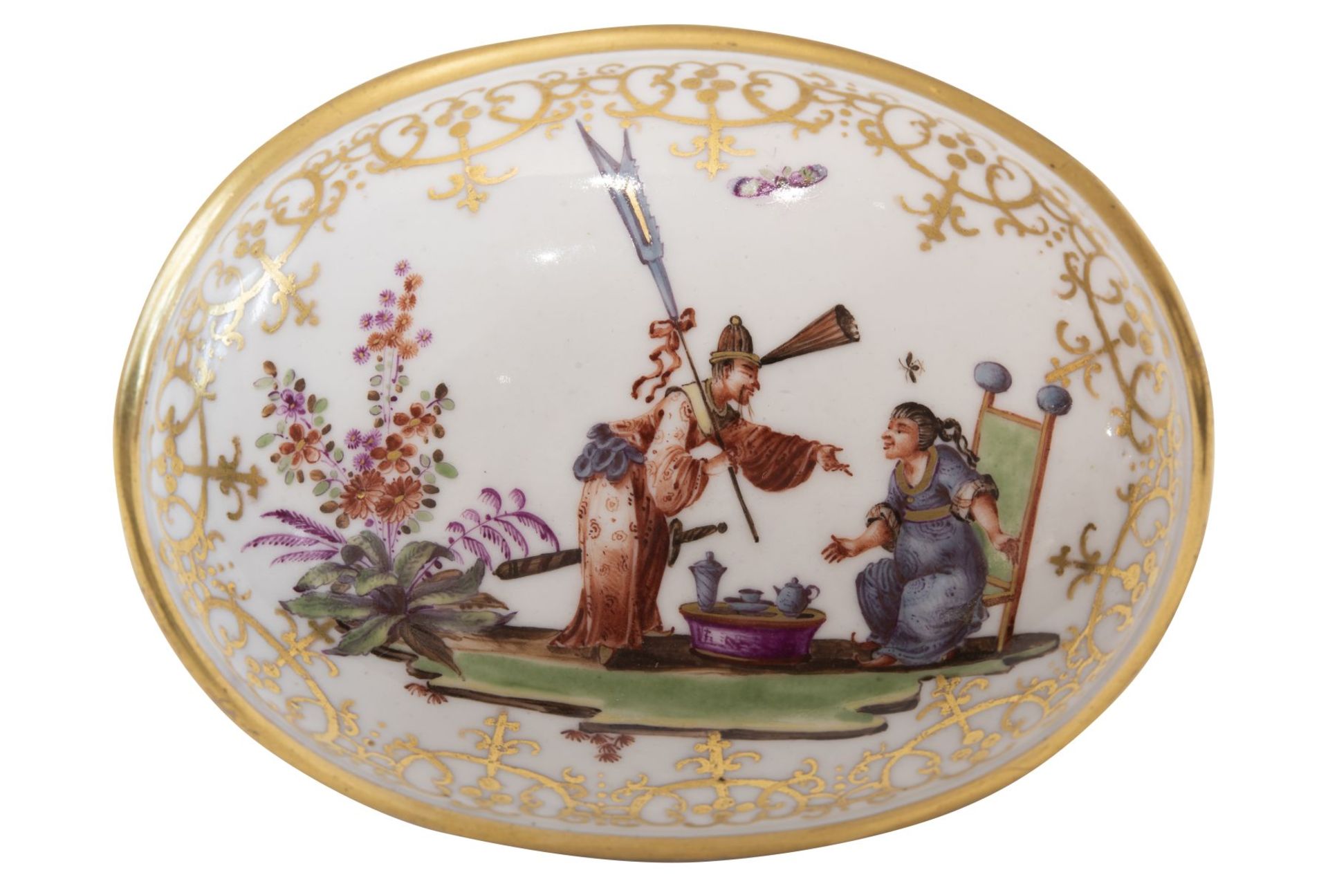 Zuckerdose Meissen 1723/24 K.P.M. Marke - Bild 4 aus 5