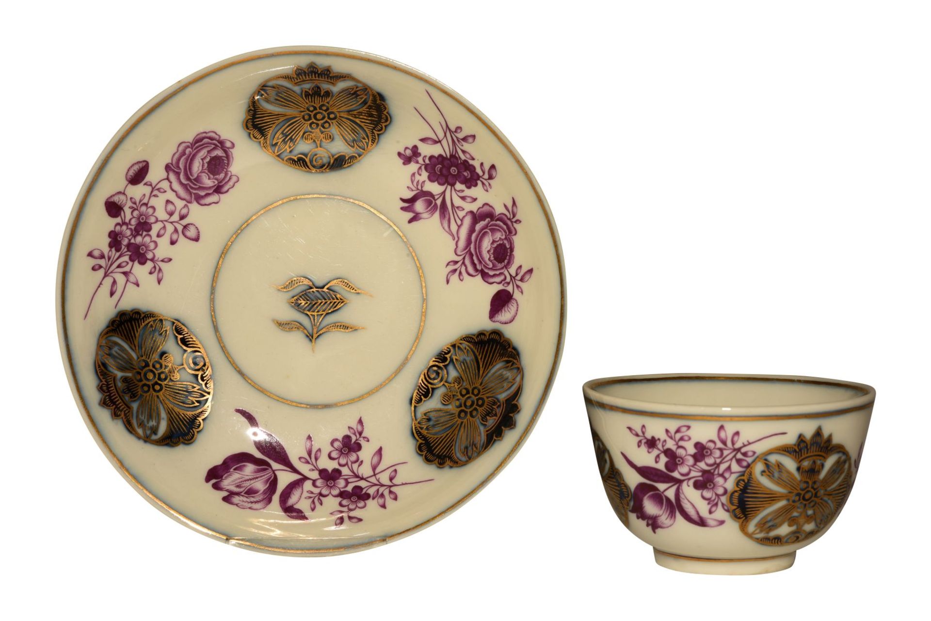 Koppchen mit Unterschale Meissen 1740