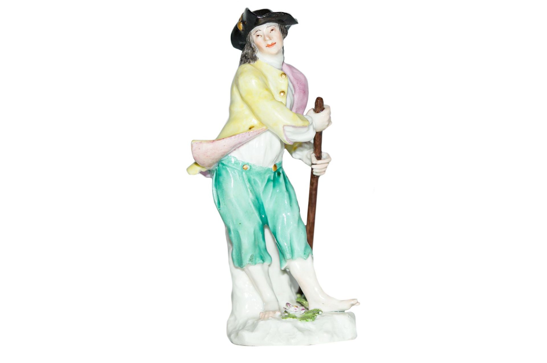 Weinbauer mit Rechen, Meissen 1750