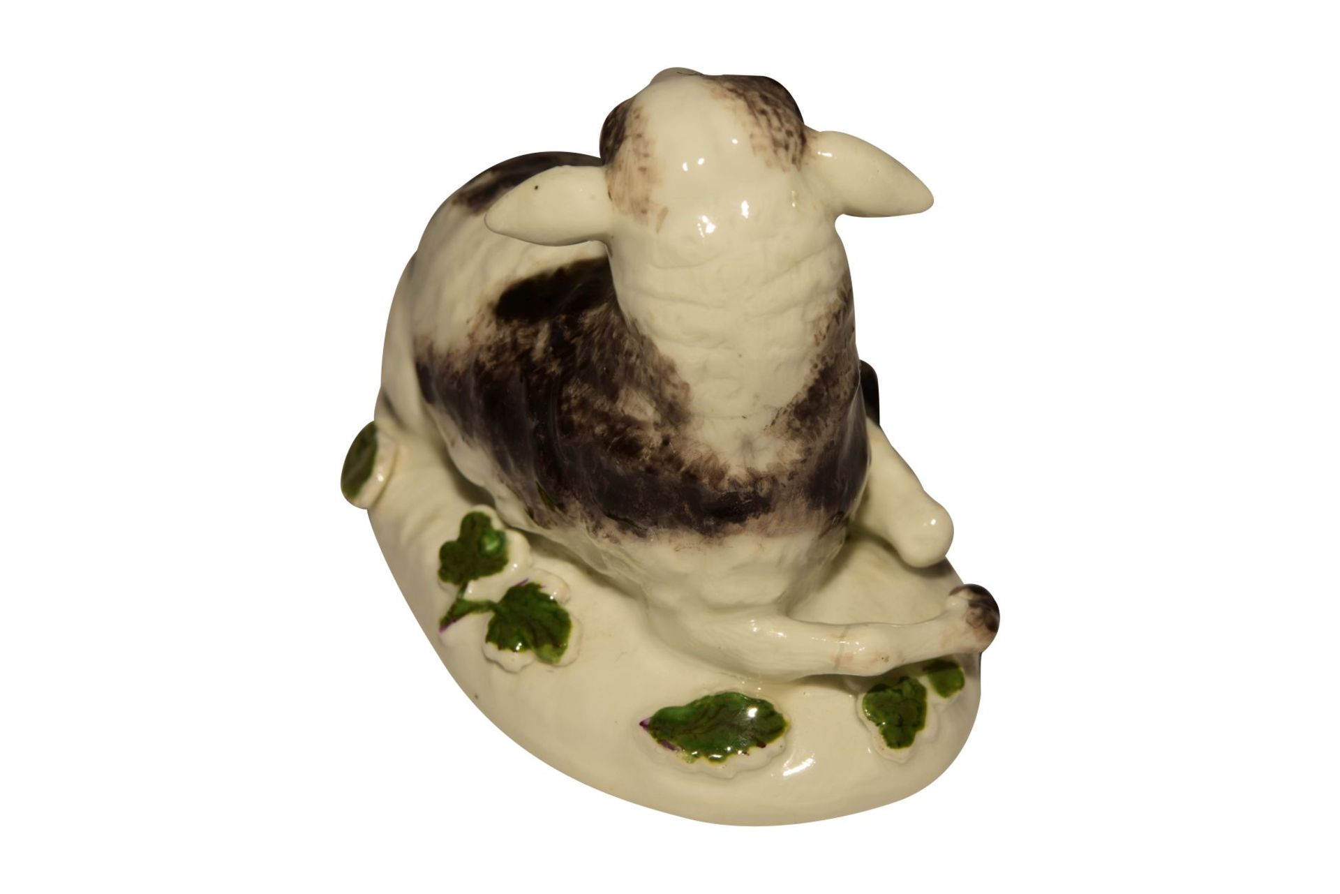 "Liegendes Schaf" Meissen 1750 - Bild 4 aus 6