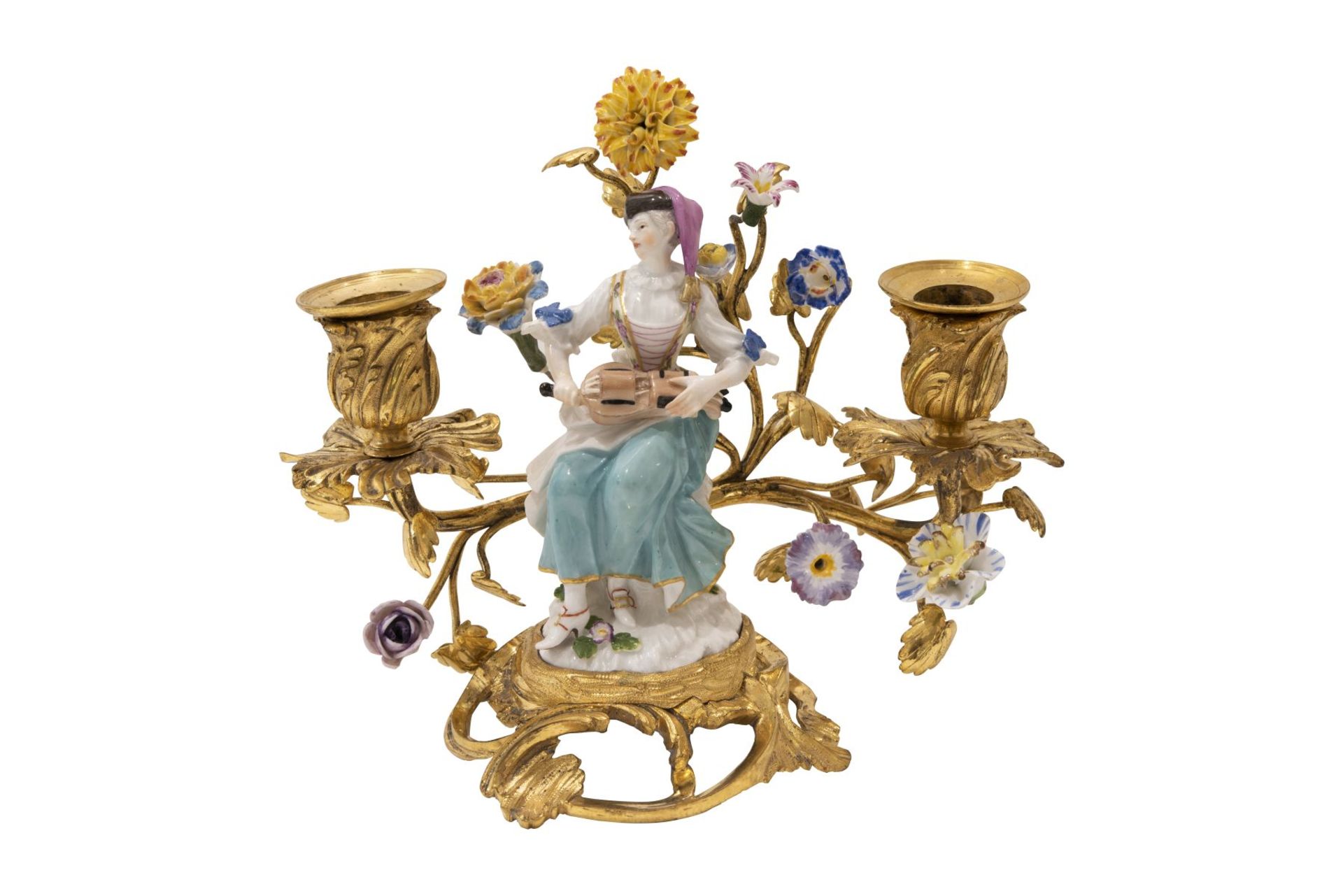 Paar figurale Girandolen, Meissen ca. 1750 - Bild 2 aus 11