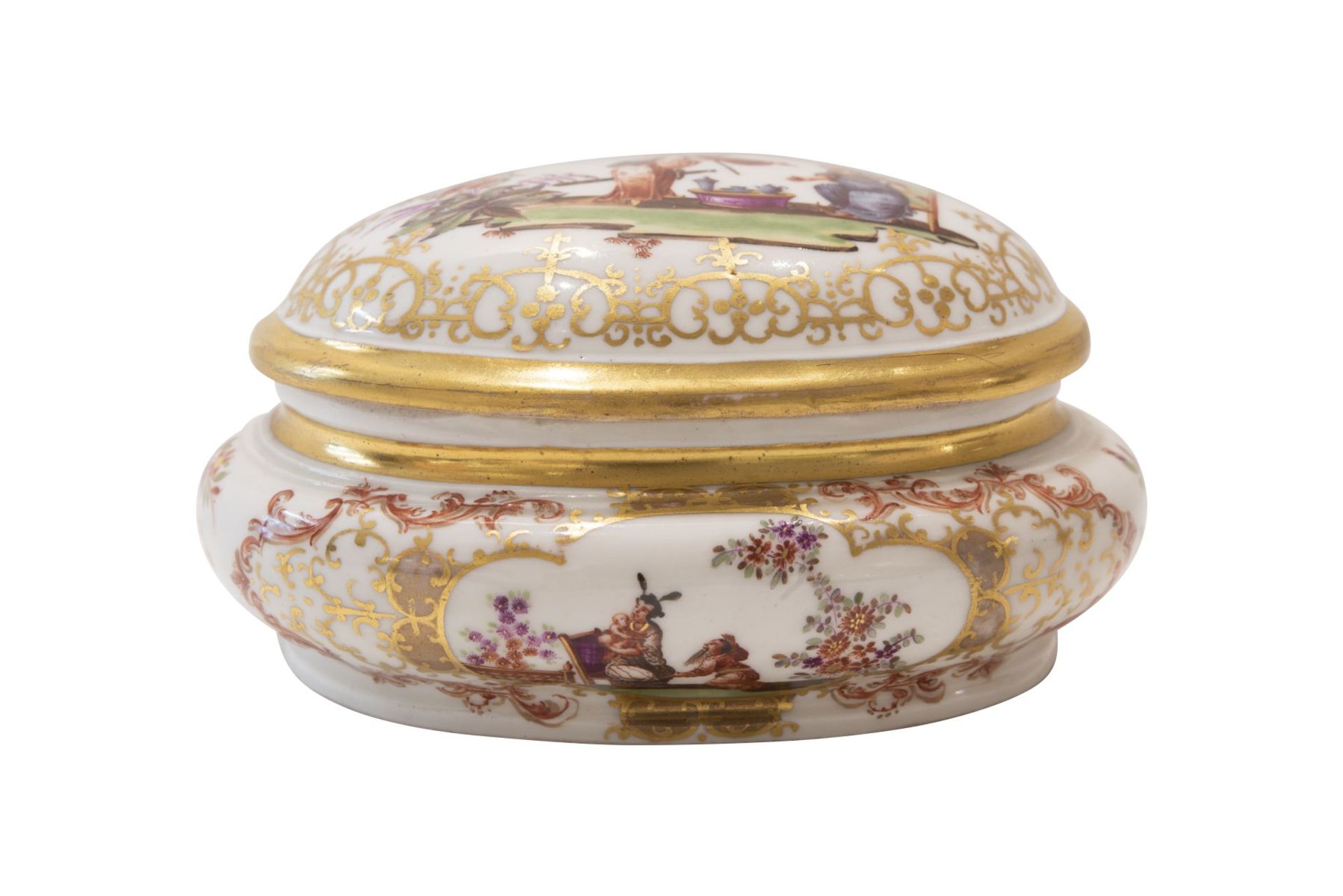 Zuckerdose Meissen 1723/24 K.P.M. Marke