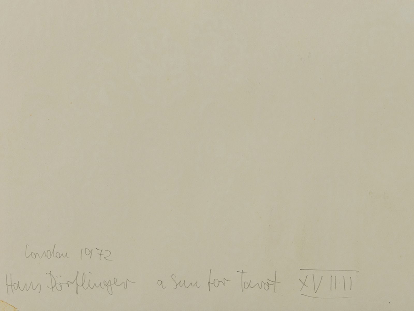 Johannes Dörflinger (geb. 1941), A Sun XVIIII, Vorstudie, 1972 - Image 3 of 9