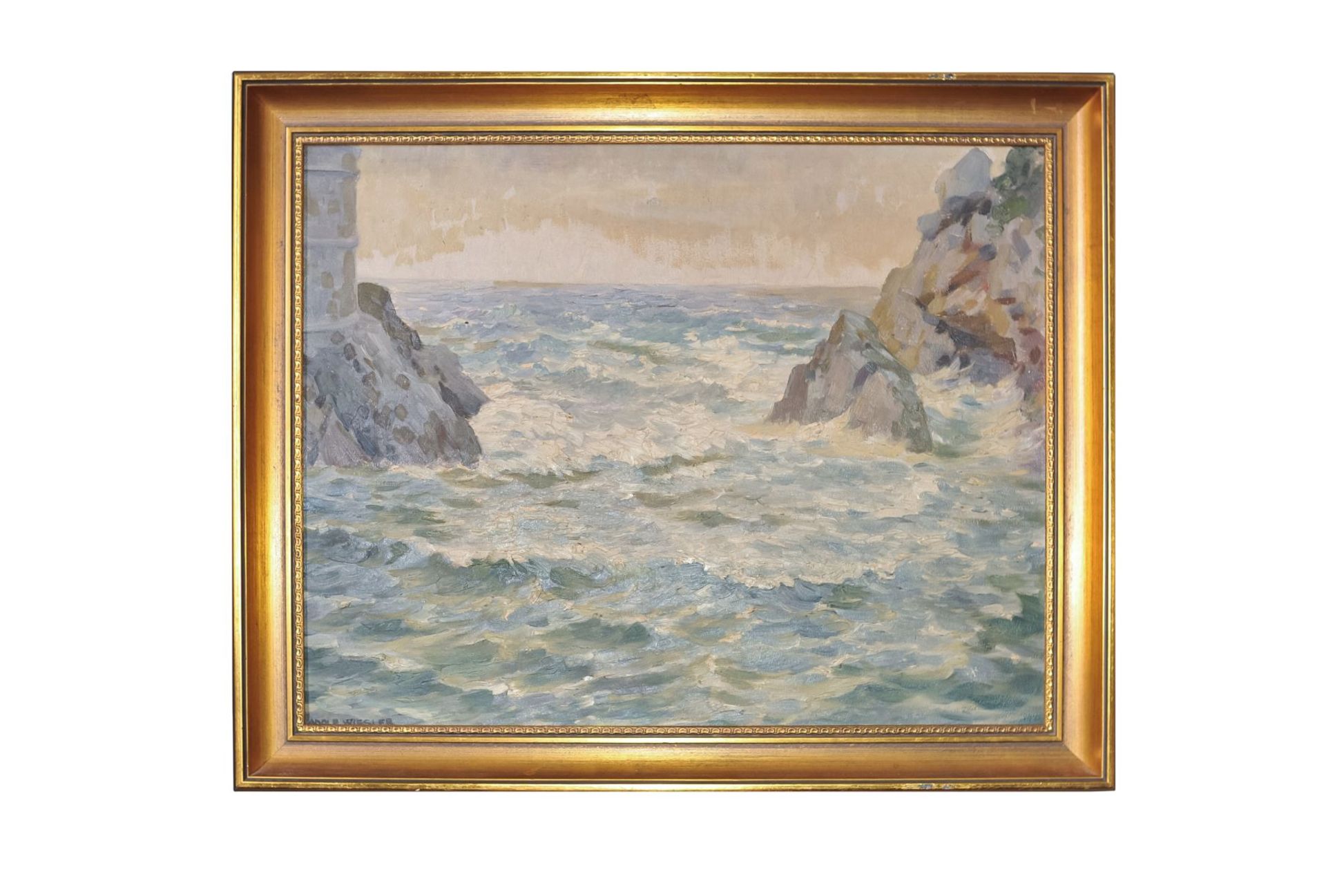 Adolf Wiesler (1878-1958) "Steilküste"