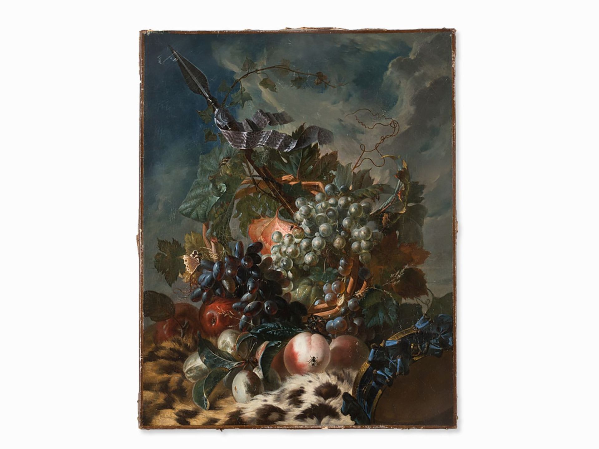 Miguel Parra (1780/84-1846), "Früchtestillleben mit Lanze", Öl - Bild 2 aus 8