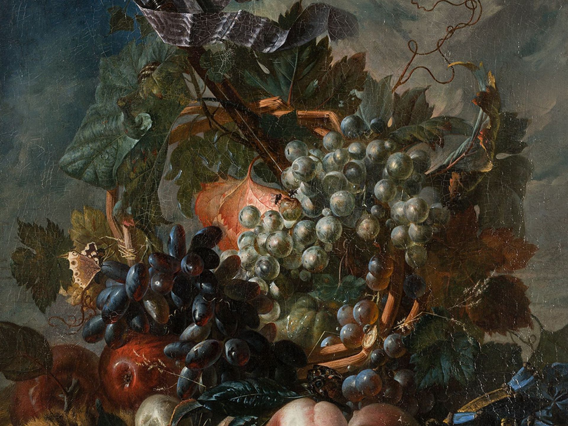 Miguel Parra (1780/84-1846), "Früchtestillleben mit Lanze", Öl - Bild 4 aus 8