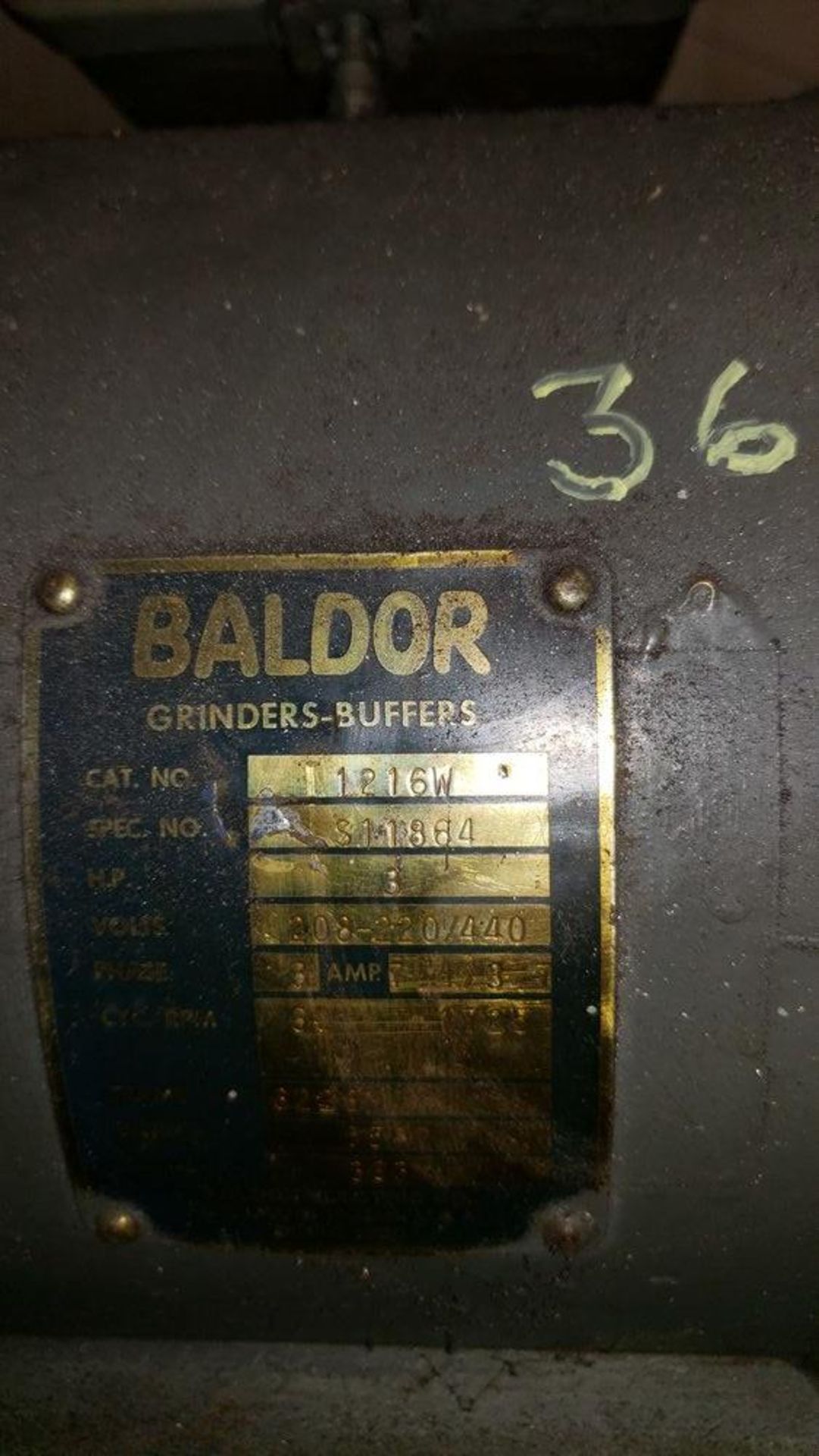 A-B Baldor Grinder - Image 3 of 3