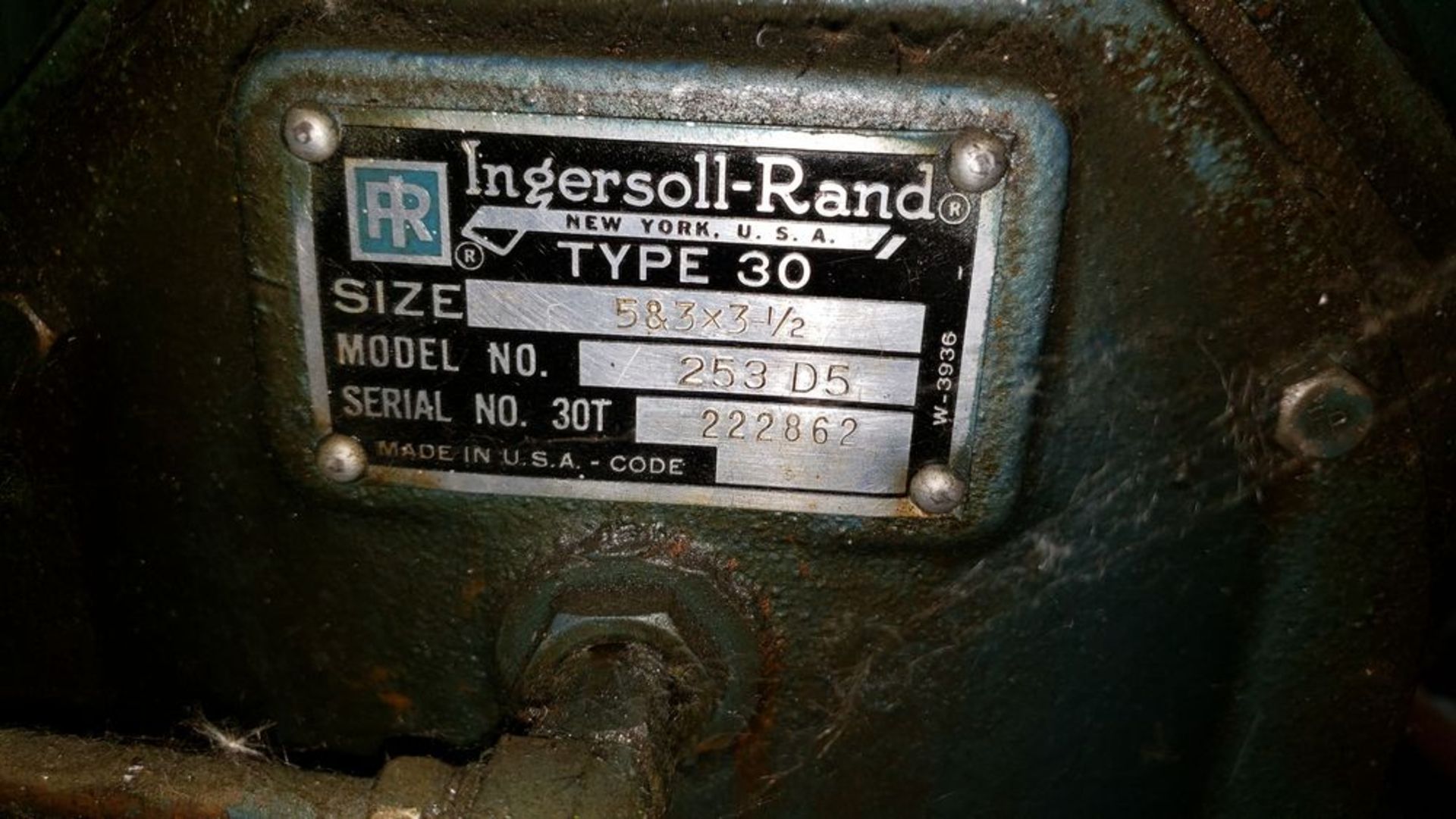 Ingersoll Rand Air Compressor - Image 2 of 2