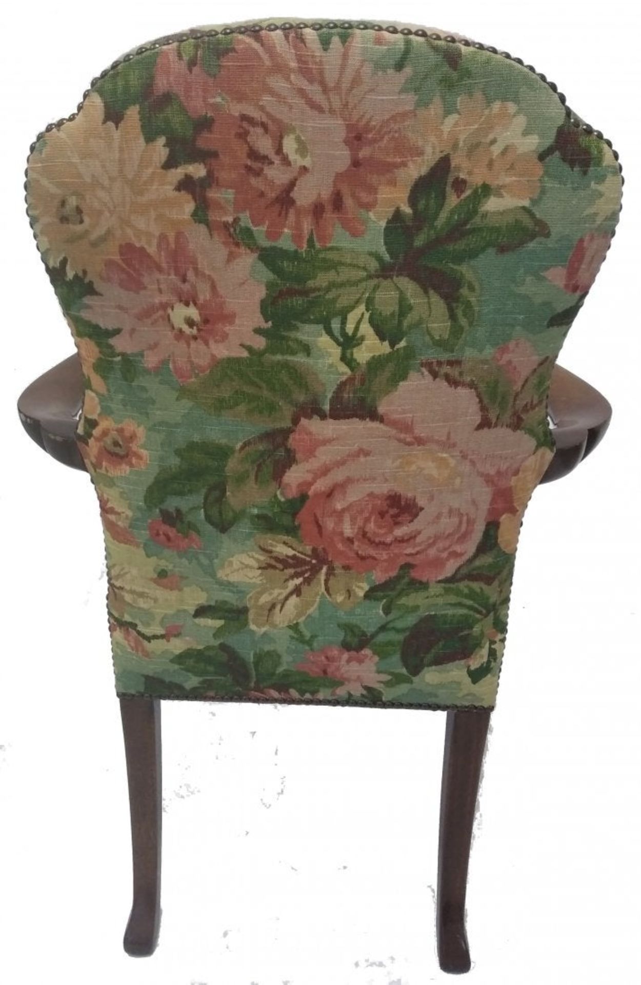 Armchair | Queen Ann Style | Mahogany - Image 4 of 4