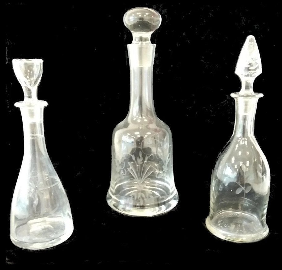 Carafe | Bohemian | Lot of 3