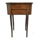 French | Kidney Shaped Salon Side Table